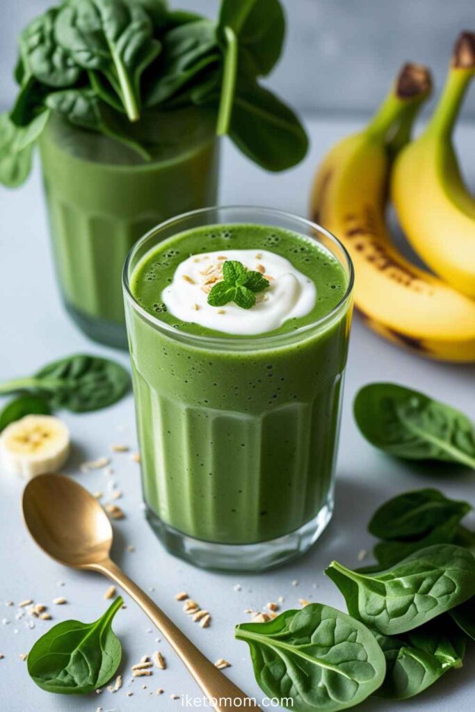 Spinach Banana Yogurt Smoothie