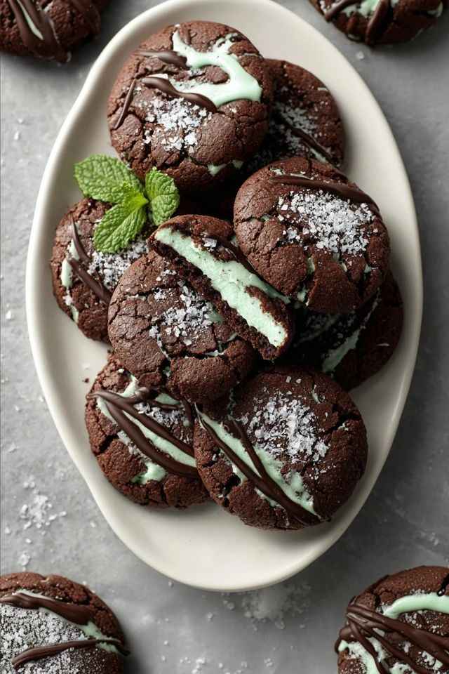 Chocolate Mint Cookies