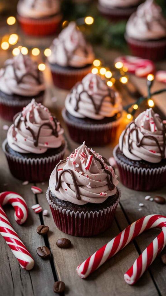 Peppermint Mocha Cupcakes
