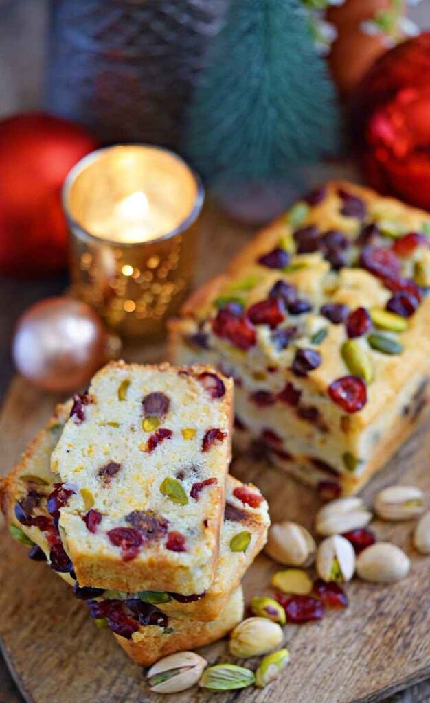 Pistachio Cranberry Cake
