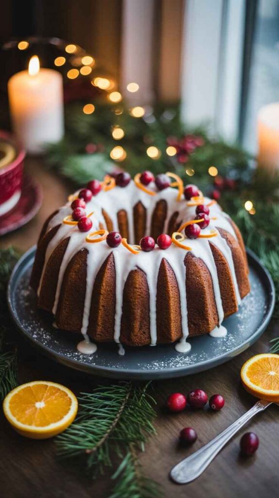 Cranberry Orange Bundt Cake