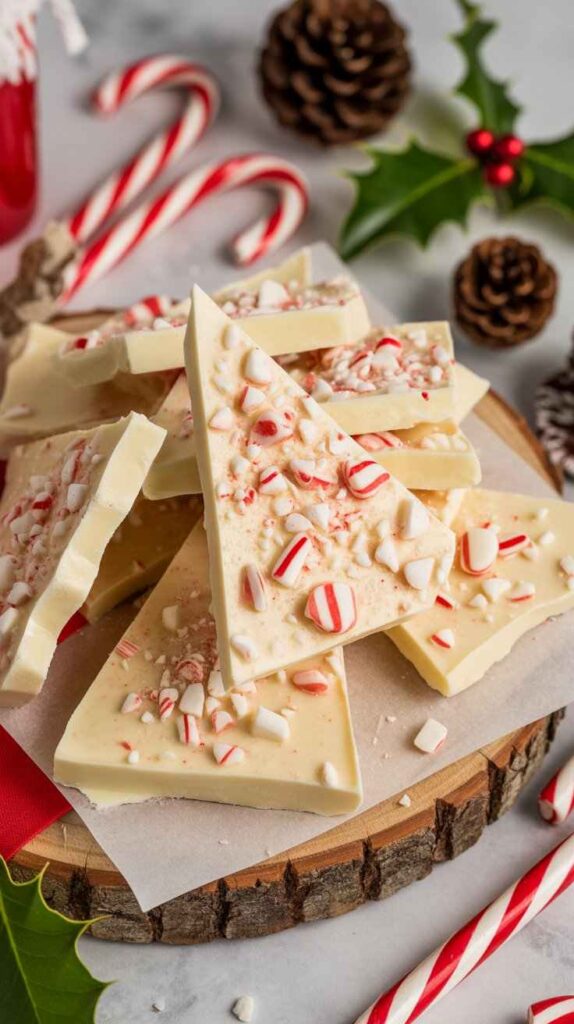 Peppermint White Chocolate Bark