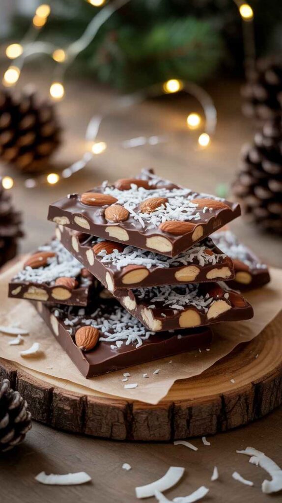 Chocolate Almond Joy Bark