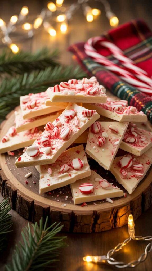 White Chocolate Peppermint Christmas Crack