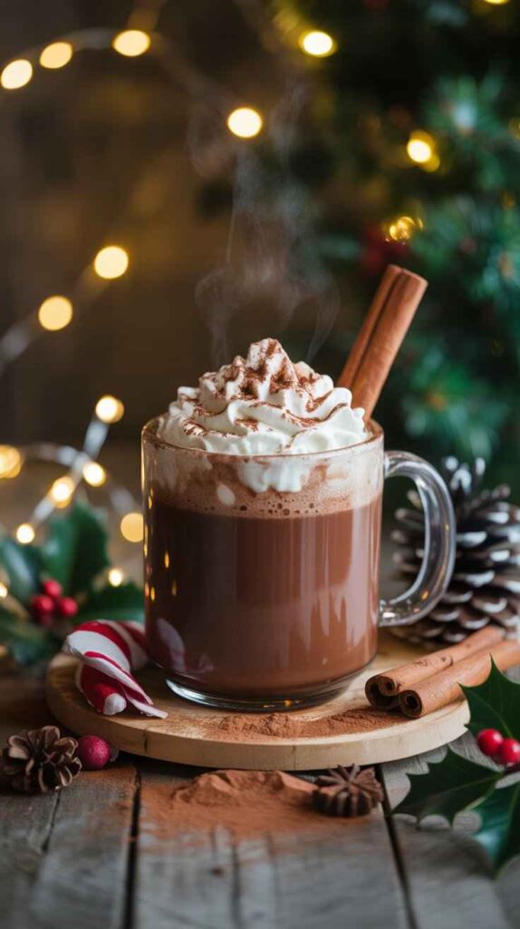 Classic Hot Chocolate with Whipped Cream
