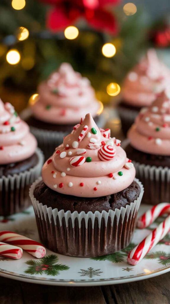 Chocolate Peppermint Cupcakes