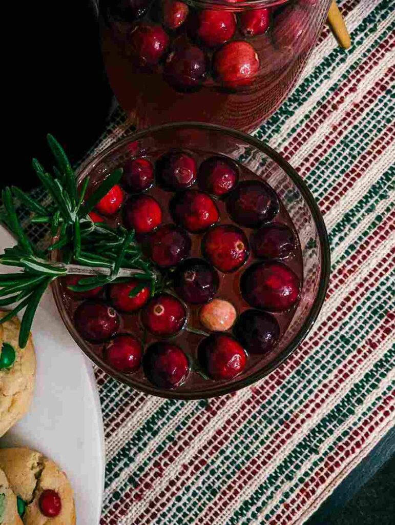 Cranberry Ginger Fizz