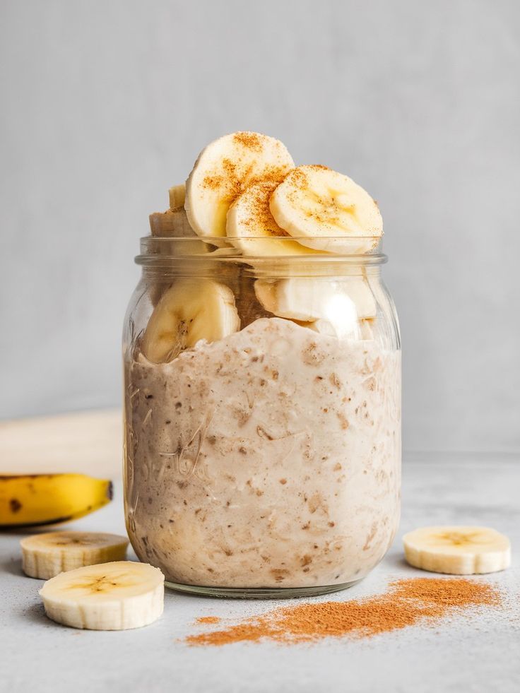 Banana Cinnamon Overnight Oats