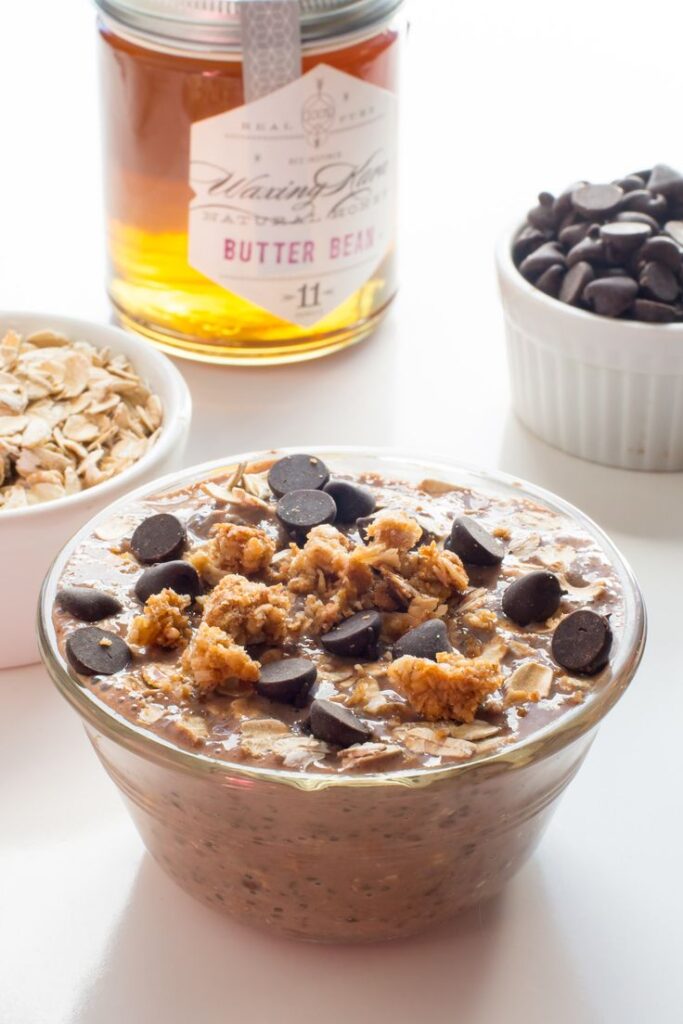 Honey Chocolate Overnight Oats