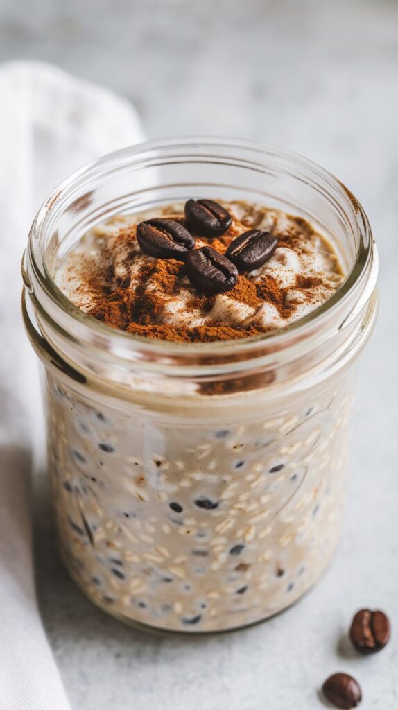 Cinnamon Coffee Overnight Oats