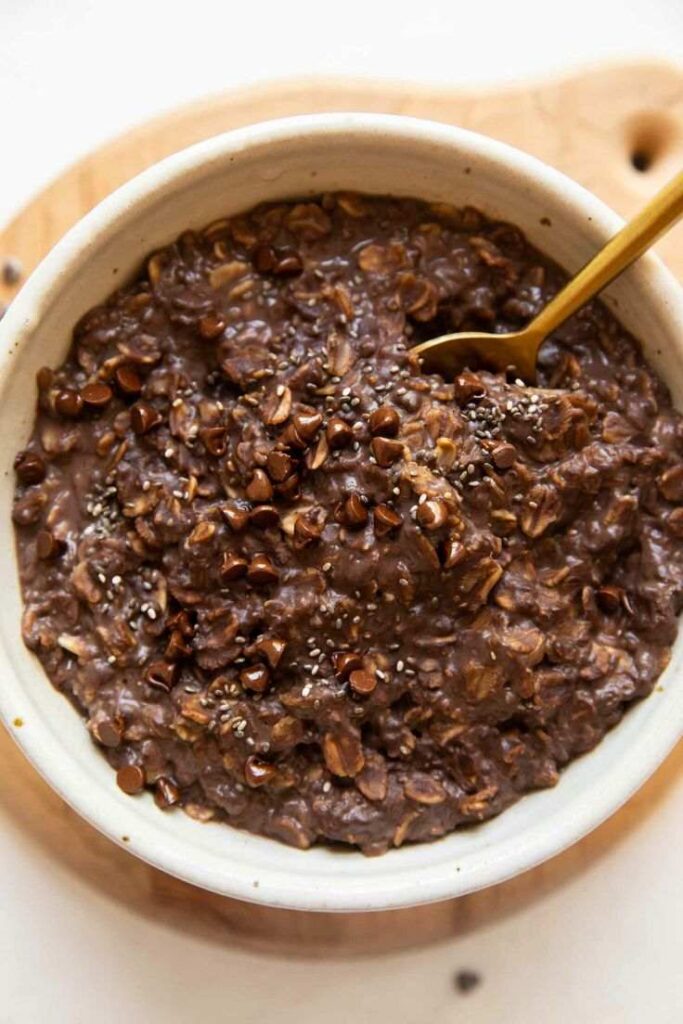 Chocolate Protein Overnight Oats