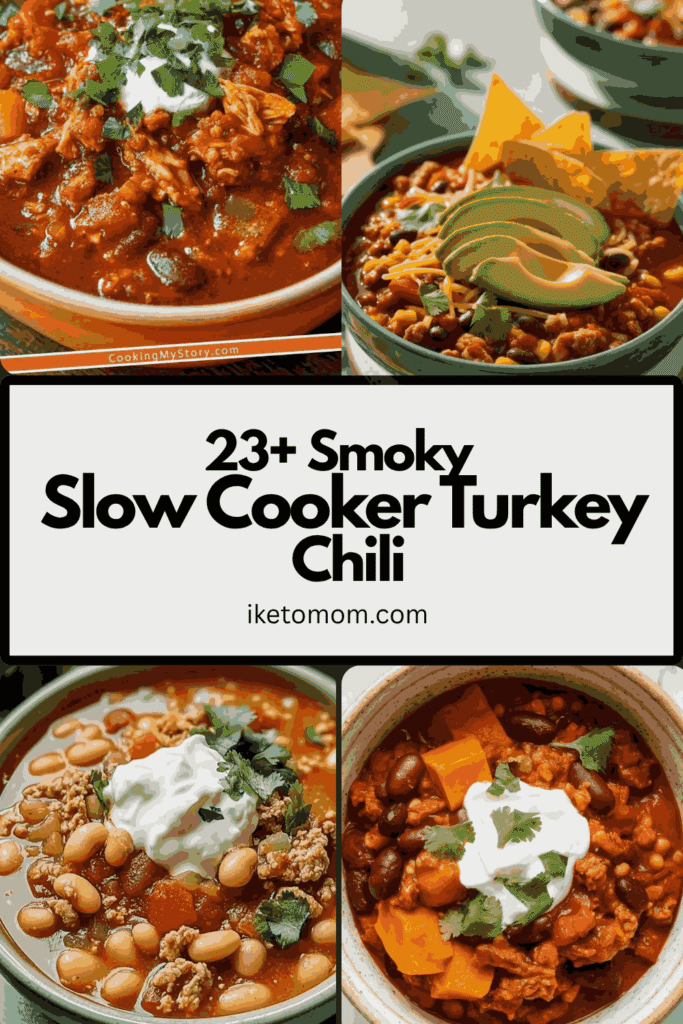 Smoky Slow Cooker Turkey Chili