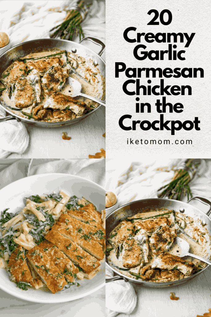 Garlic Parmesan Chicken in the Crockpot