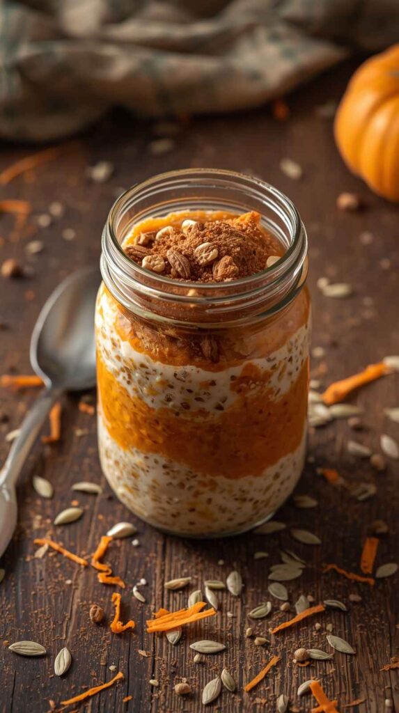 Pumpkin Carrot Overnight Oats