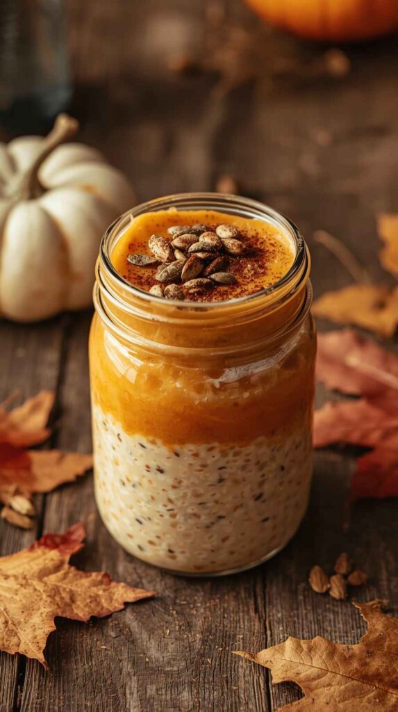 Pumpkin Spice Overnight Oats