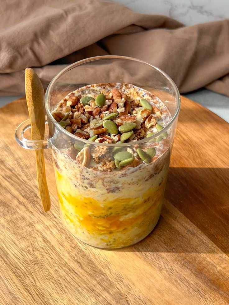 Banana Pumpkin Overnight Oats