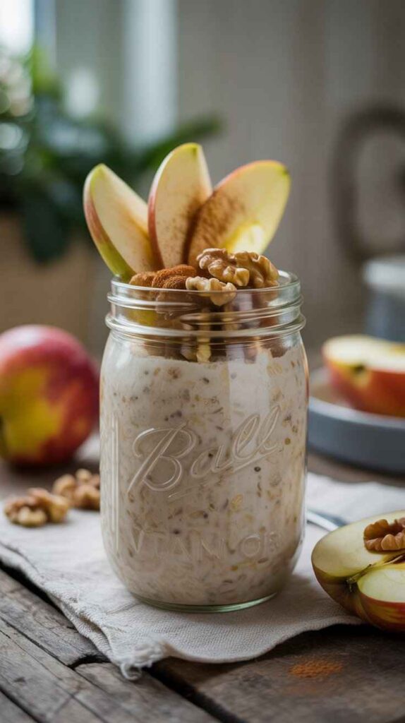 Walnut & Apple Overnight Oats