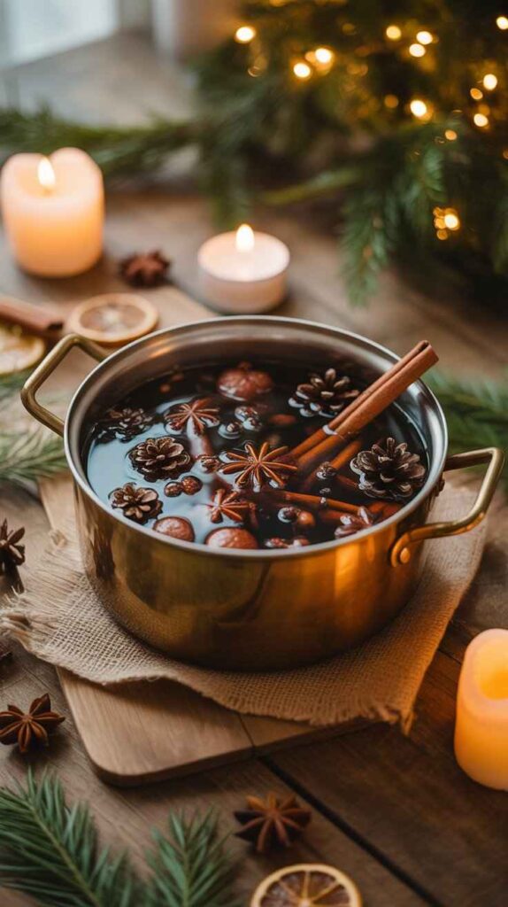 Spiced Pinecone Simmer Pot