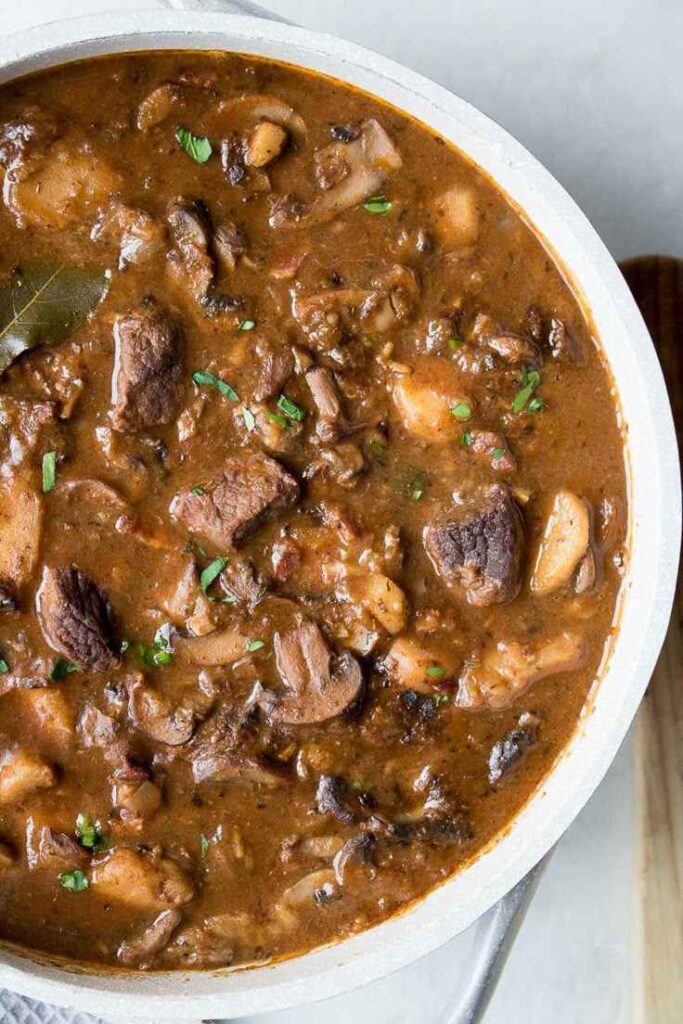 Asian-Style Beef and Mushroom Stew