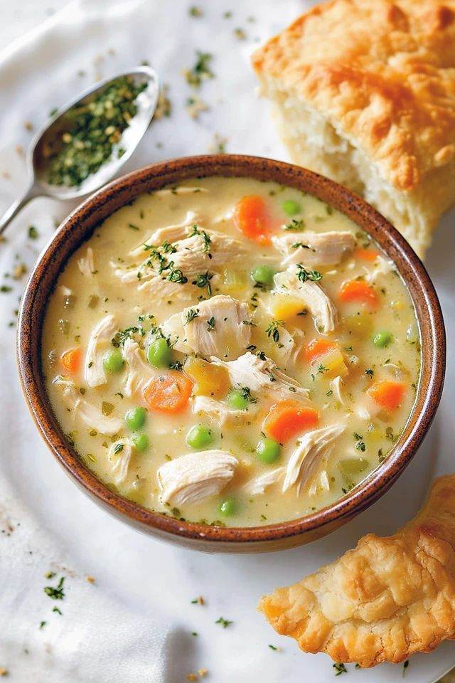 Classic Chicken Pot Pie Soup