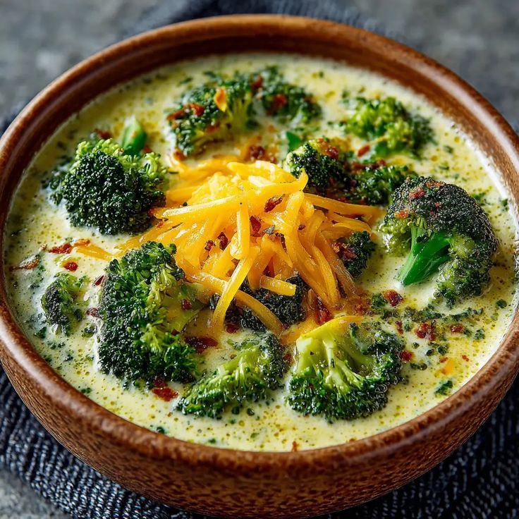 Classic Creamy Broccoli Cheddar Soup