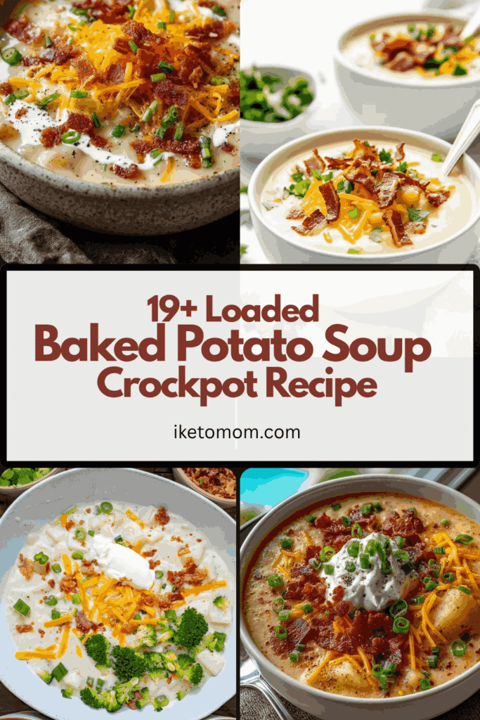 Baked Potato Soup Crockpot Recipe