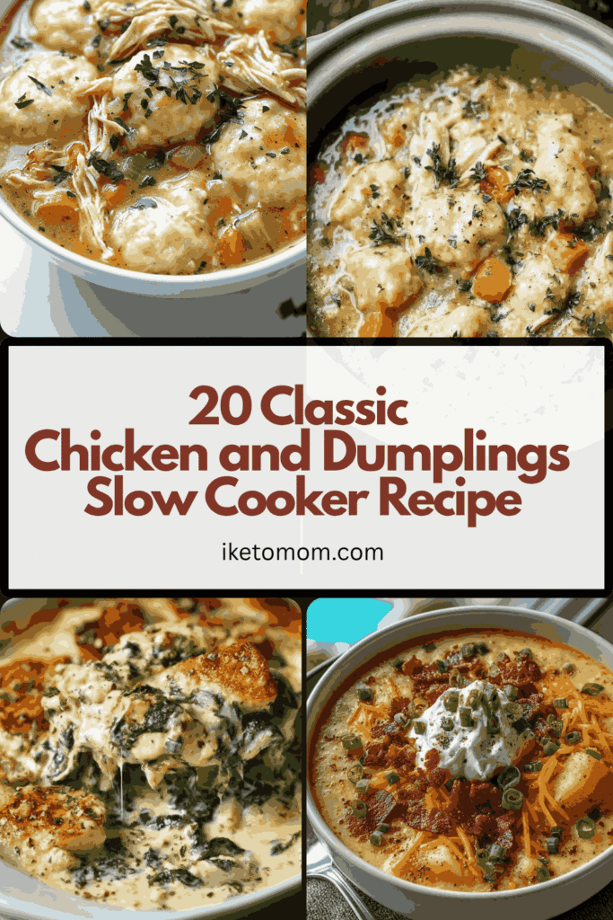 Chicken and Dumplings Slow Cooker Recipe
