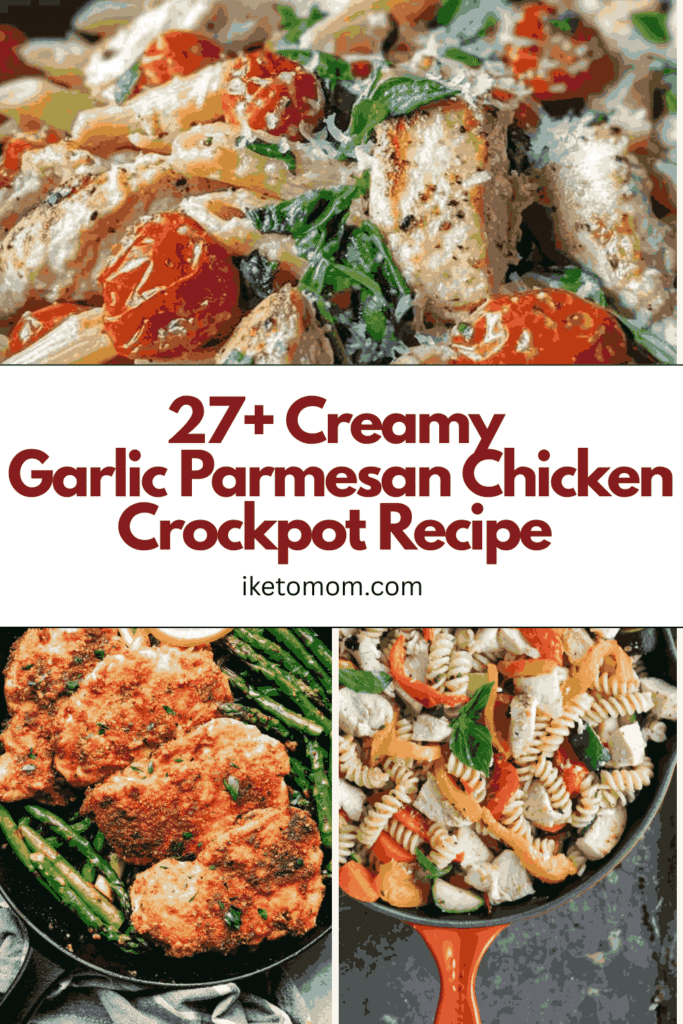 Garlic Parmesan Chicken Crockpot Recipe