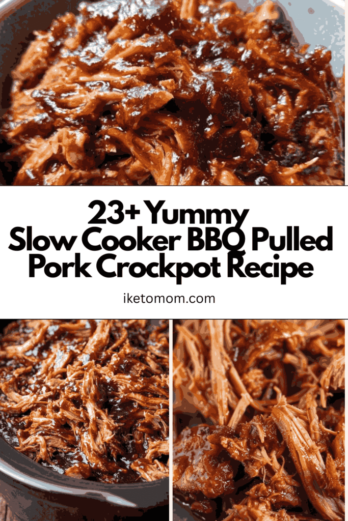 Slow Cooker BBQ Pulled Pork Crockpot Recipe