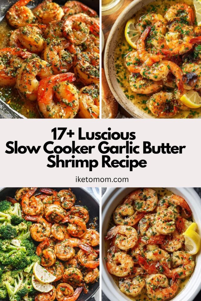 Slow Cooker Garlic Butter Shrimp Recipe