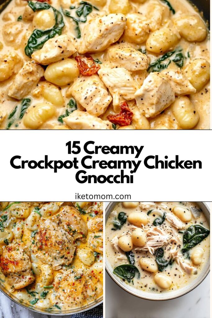 Crockpot Creamy Chicken Gnocchi