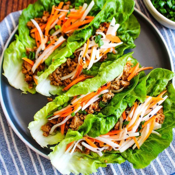 Pineapple Teriyaki Pork Lettuce Wraps