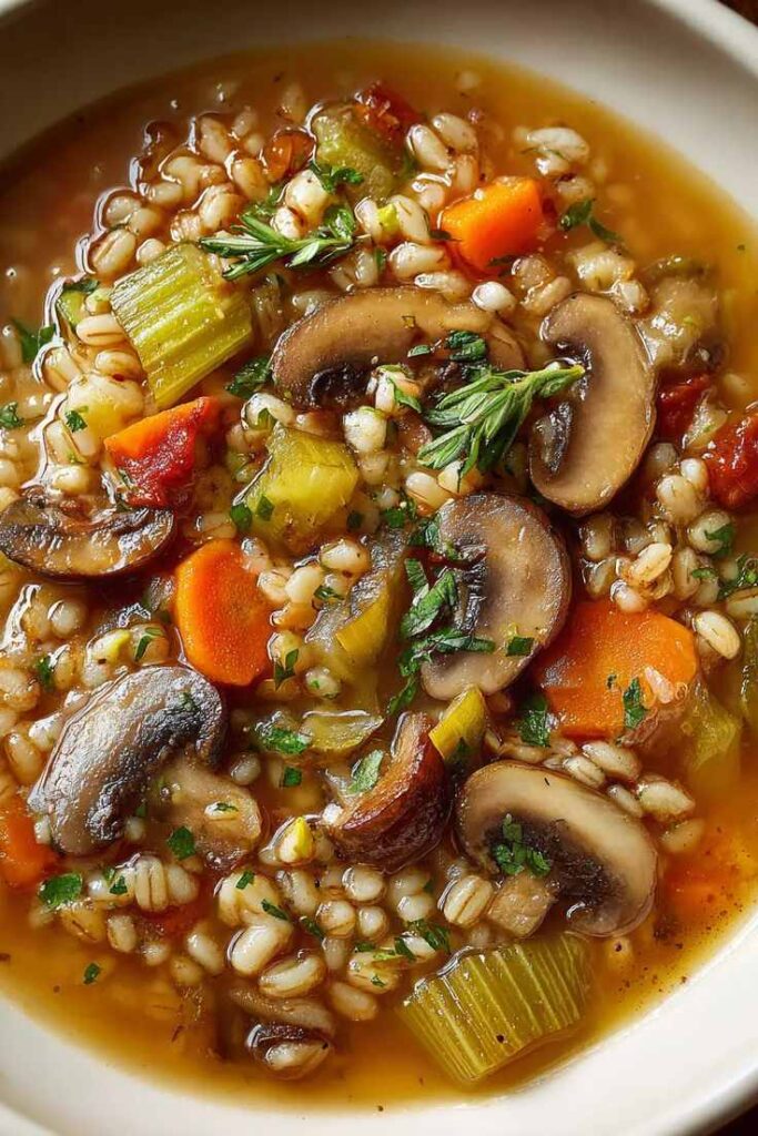 Rustic Vegetable & Barley Soup