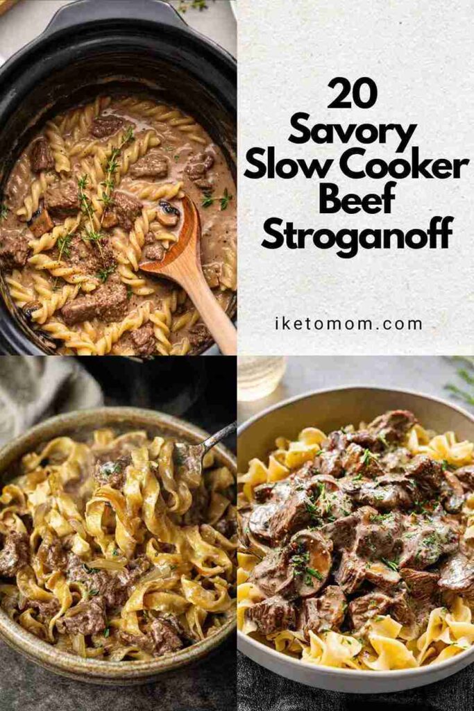 Slow Cooker Beef Stroganoff