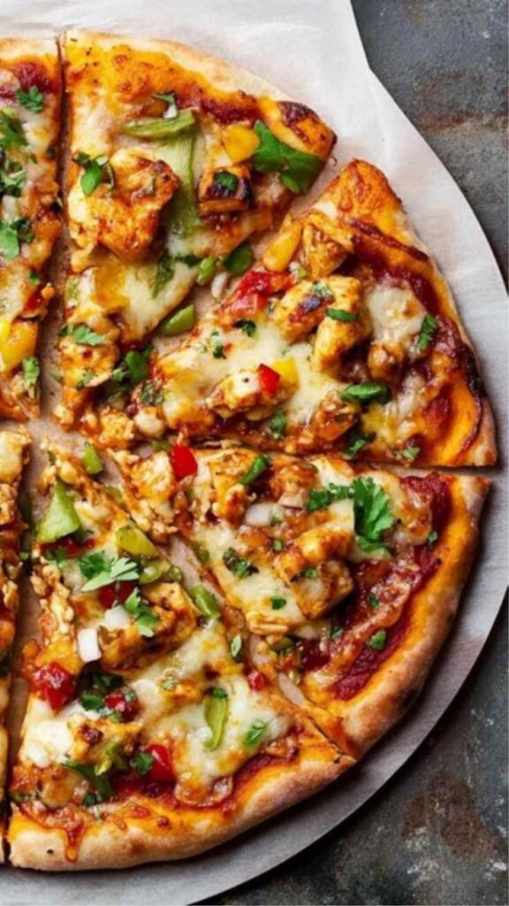 Slow Cooker Sweet Chili Chicken Pizza