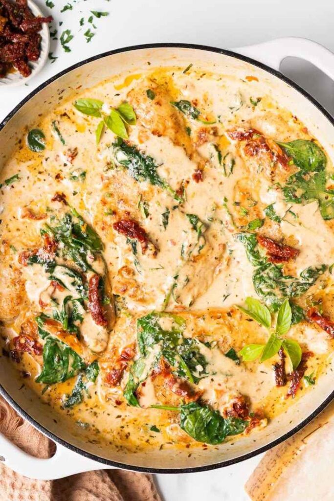 Creamy Chicken with Sun-Dried Tomatoes
