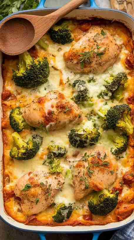 Creamy Tuscan Chicken with Broccoli
