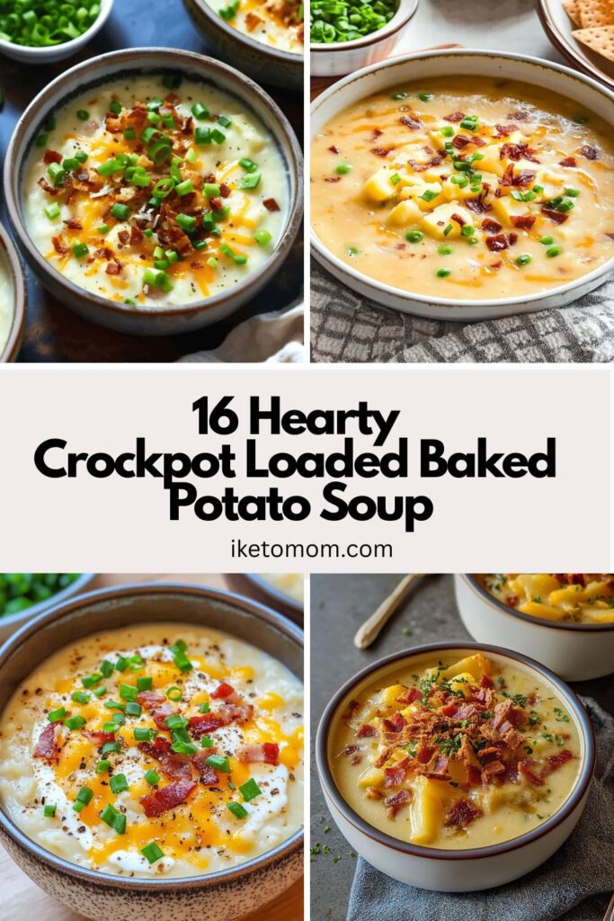 Crockpot Loaded Baked Potato Soup