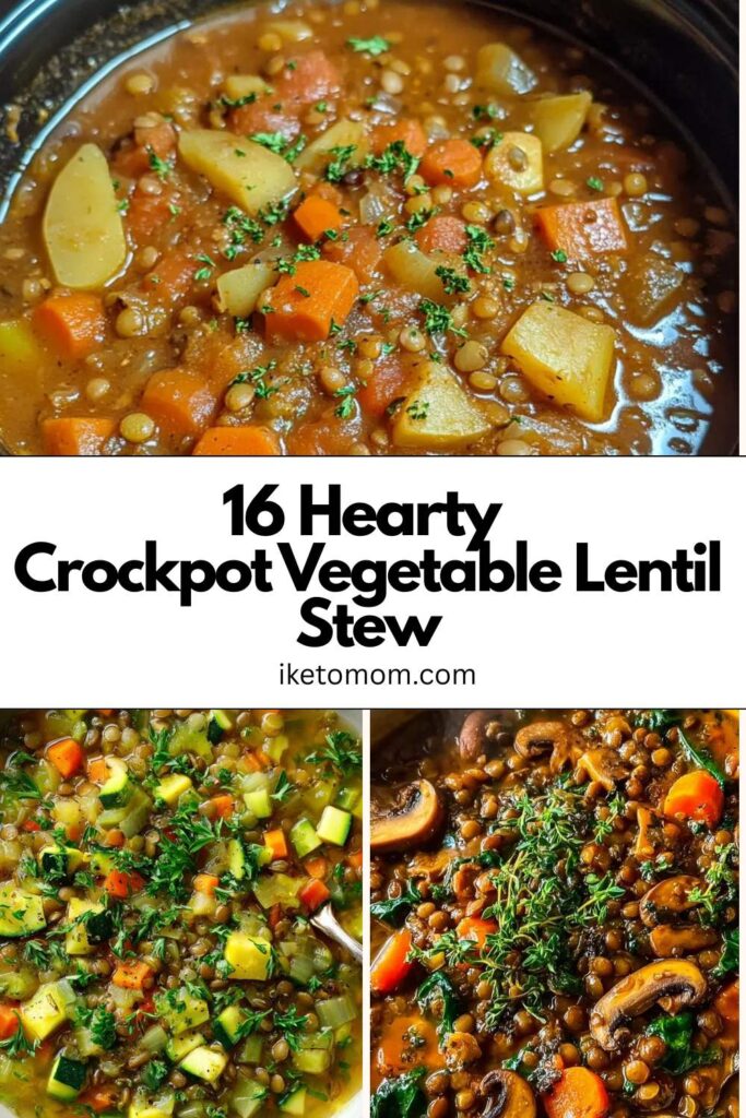 Crockpot Vegetable Lentil Stew