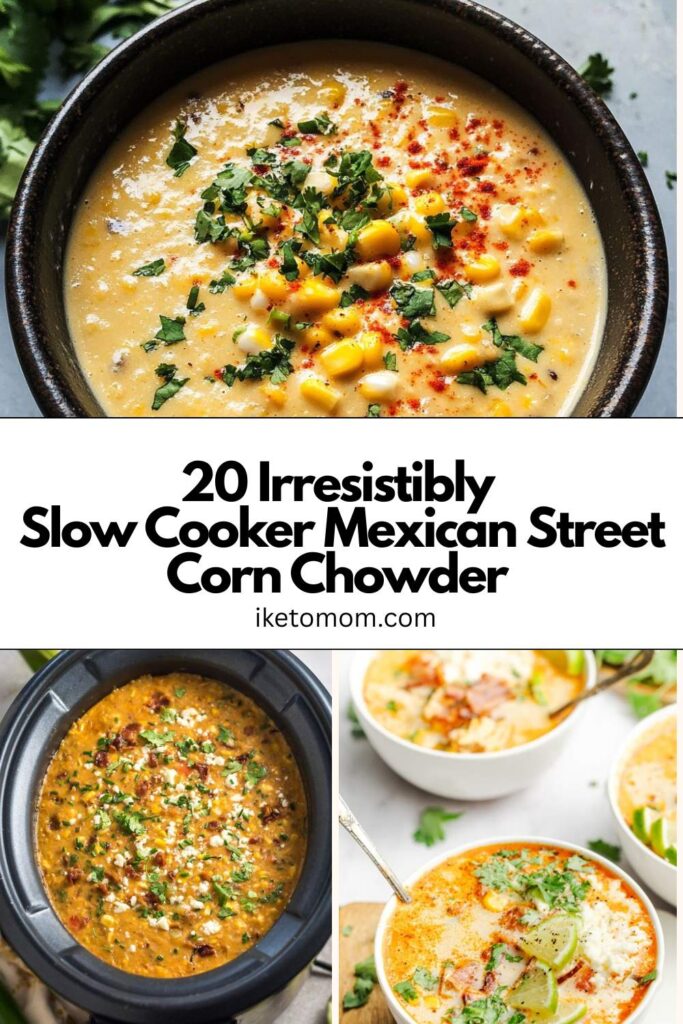 Slow Cooker Mexican Street Corn Chowder