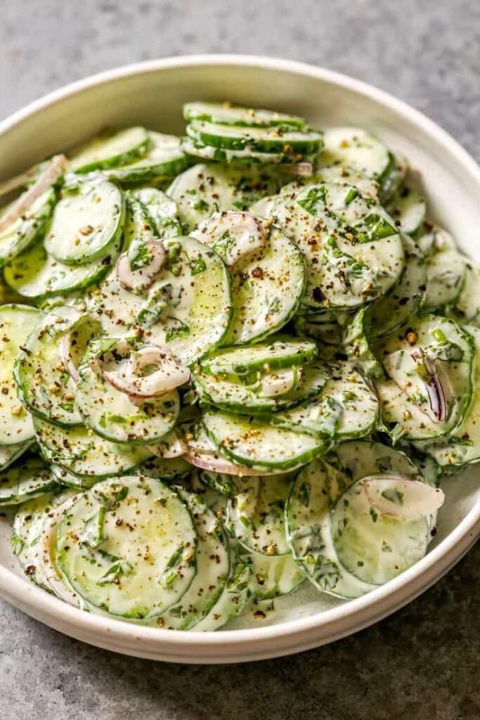 Cucumber Yogurt Veggie Bowl