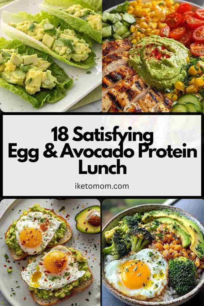 Egg & Avocado Protein Lunch