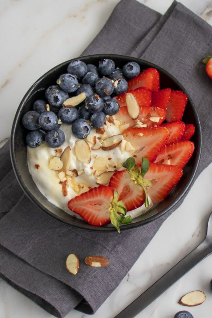 Honey Almond Berry Yogurt Cup