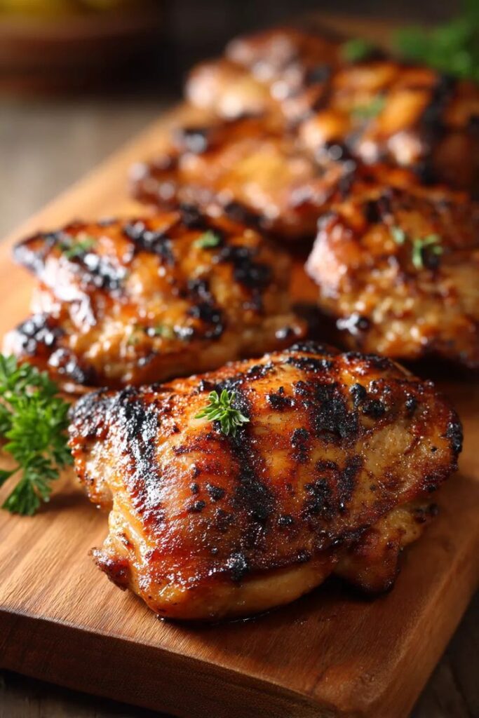 Spicy Herb Grilled Chicken Thighs