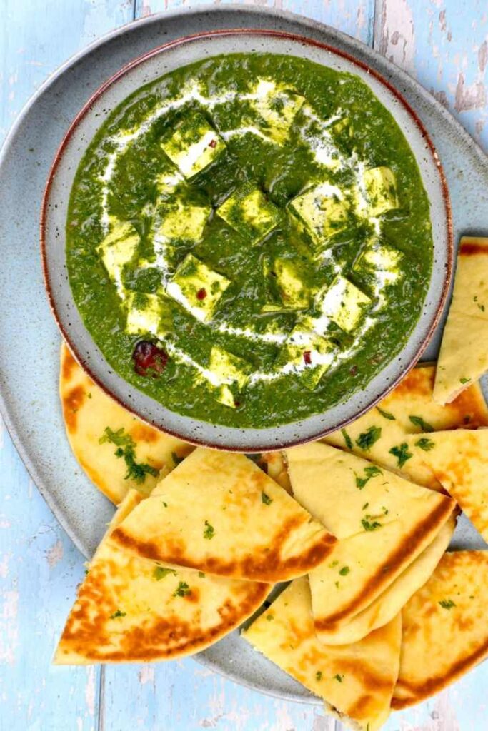 Spinach Paneer Skillet