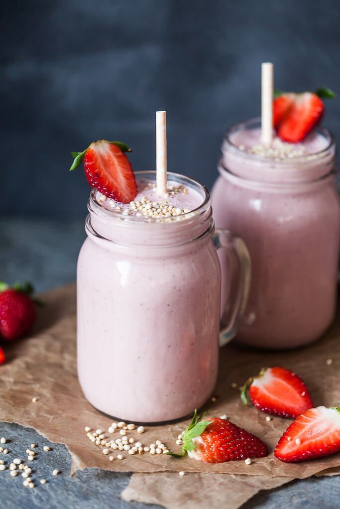 Strawberry Banana Spring Smoothie