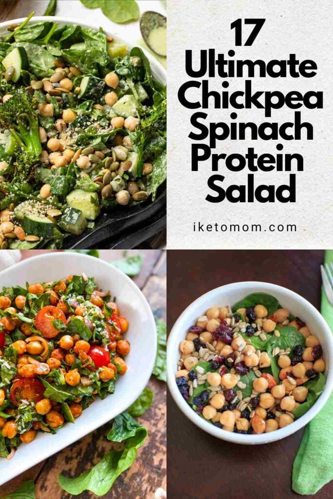Chickpea Spinach Protein Salad