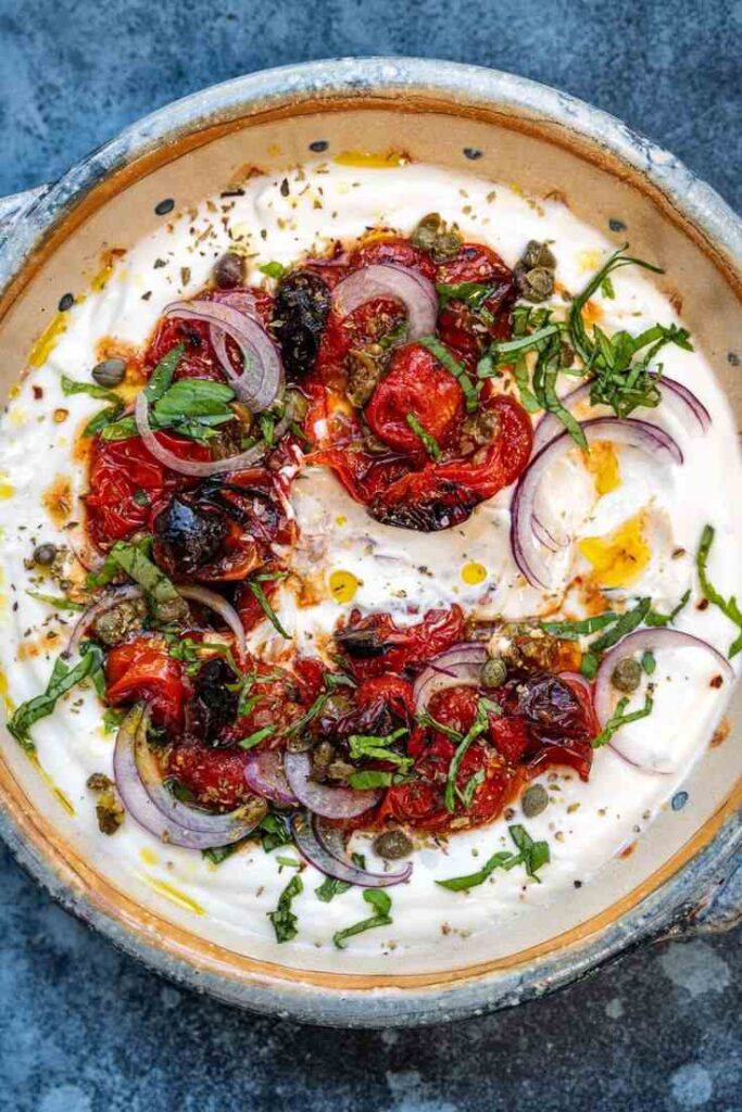 Chili Garlic Cottage Cheese Dip Cups