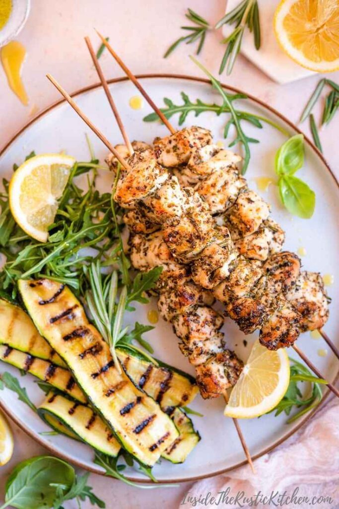 Classic Grilled Chicken Skewers