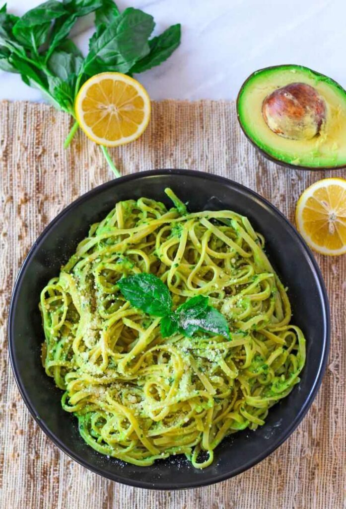Creamy Avocado Basil Pasta